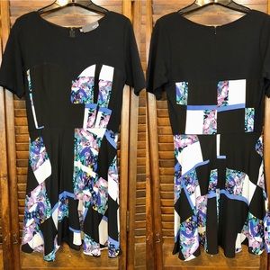 Myne Ashley Ann Silk Floral dress